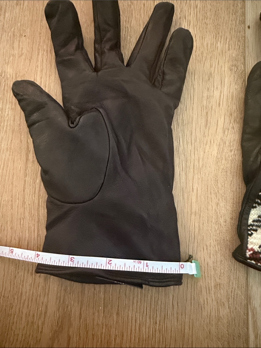 Burberry Plaid wool leather palm of Gloves‎ - Picture 11 of 11